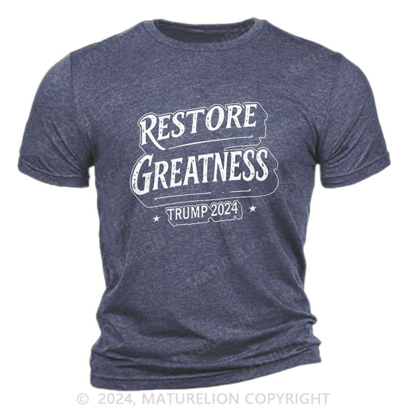 Maturelion Restore Greatness Cotton T-Shirt