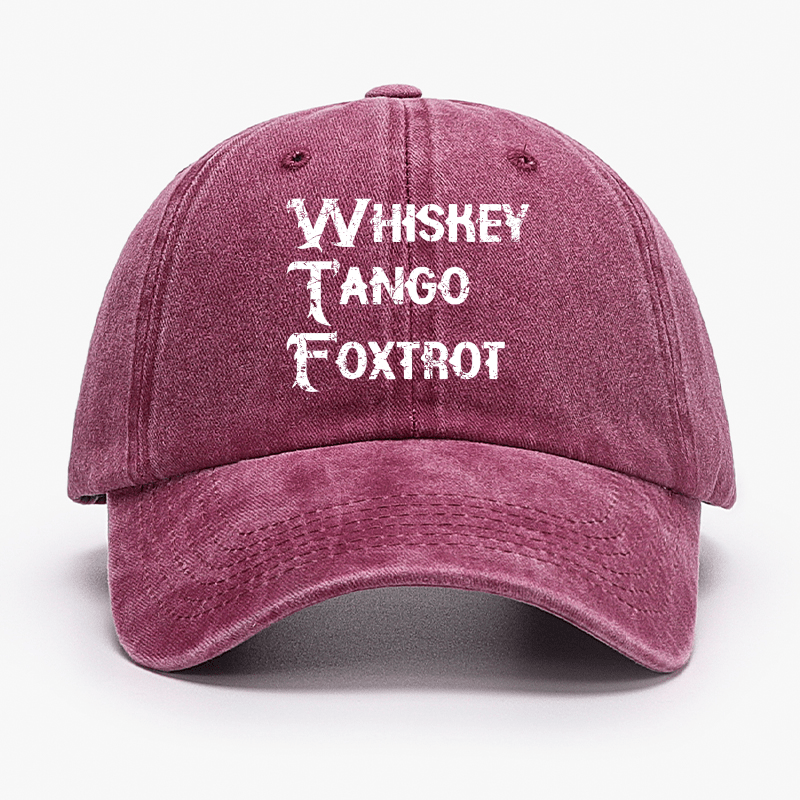 WTF - Whiskey Tango Foxtrot Cap