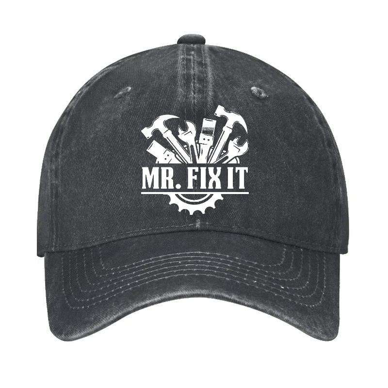 Mr. Fix It Funny Dad Gift Baseball Cap