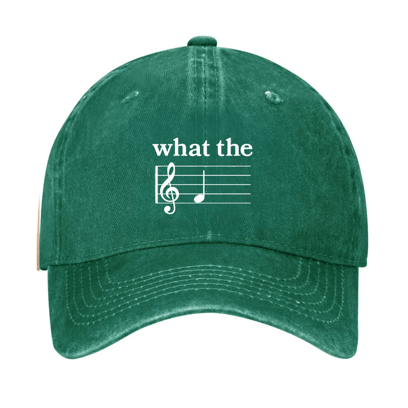 What The F Musical Note Cap