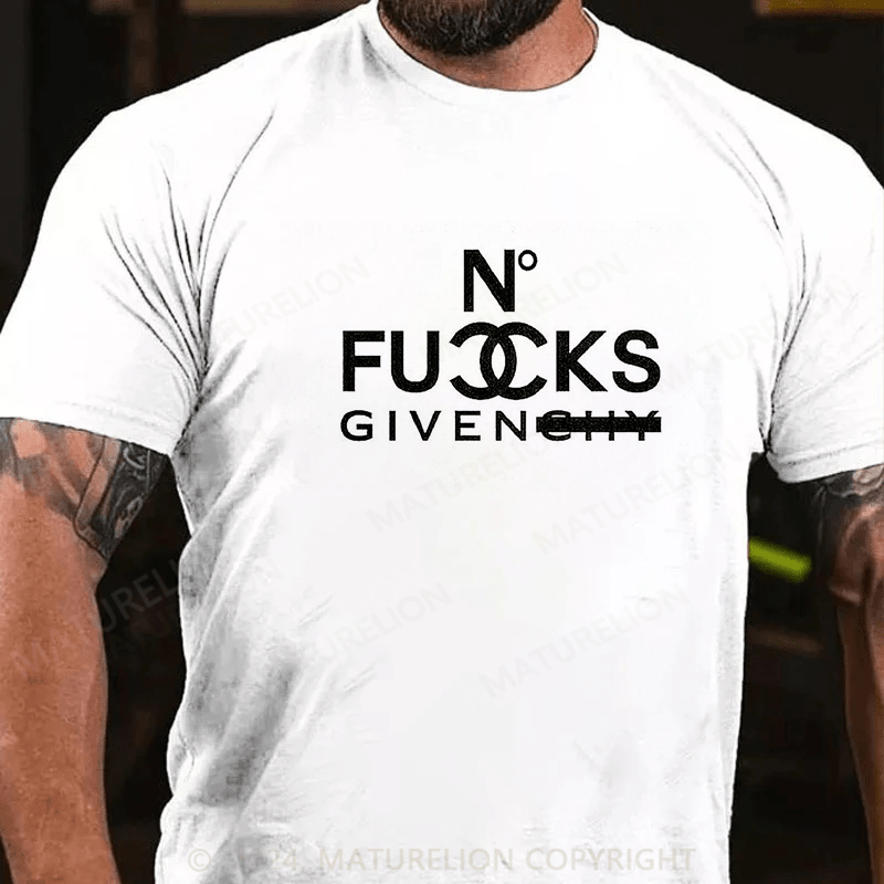 Maturelion no fucks given Cotton T-shirt