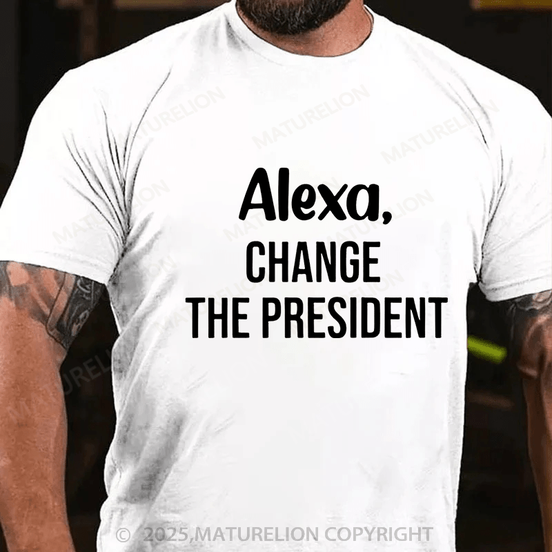 Maturelion Men¡®s T-shirt The President T-Shirt  Cotton T-shirt