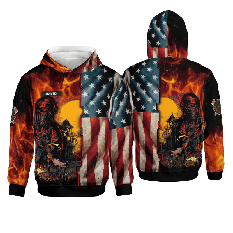 Maturelion American Heroes 3D Hoodie