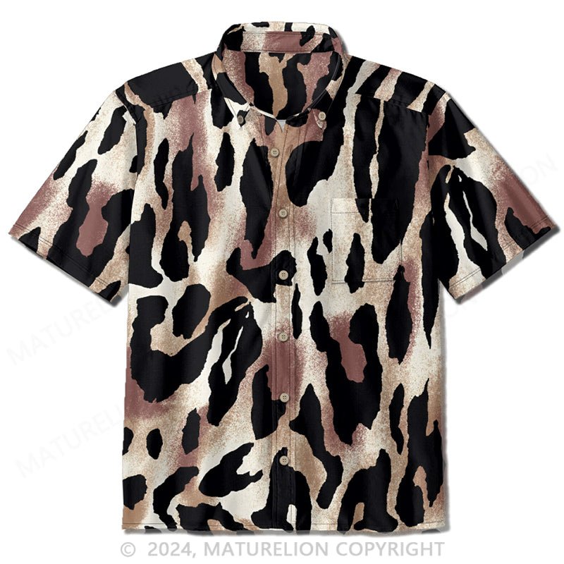 Maturelion Leopard Hawaiian Shirt