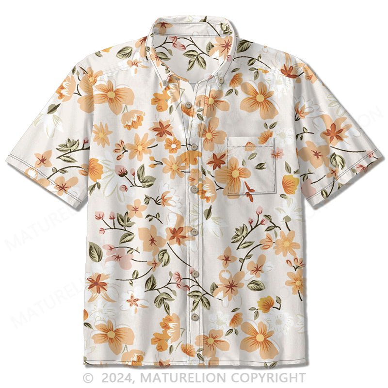 Maturelion Floral short sleeve shirt