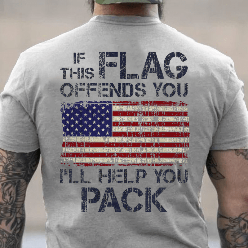 If This Flag Offends You Cotton T-shirt