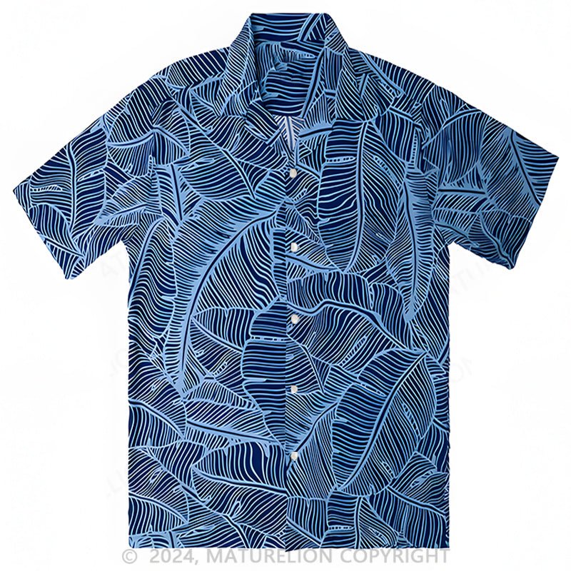 Maturelion Banana Leaf Hawaii Shirt