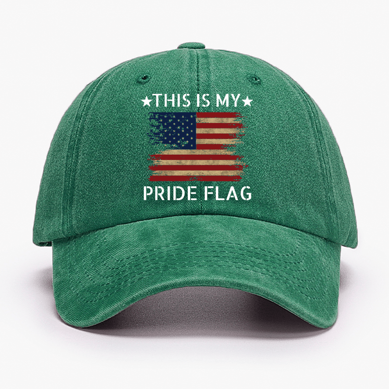 Maturelion American Flag This Is My Pride Flag Cap