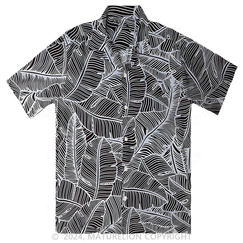 Maturelion Banana Leaf Hawaii Shirt