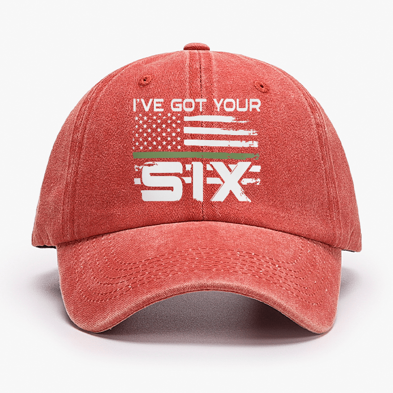 I've Got Your Six Men Veteran Cap