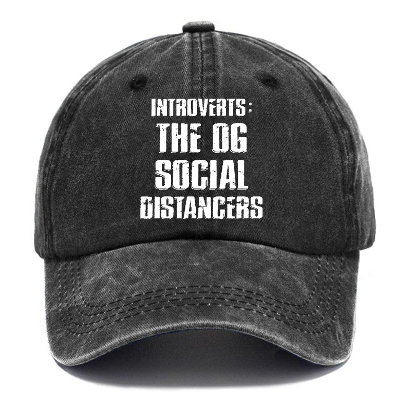 Introverts: The Og Social Gistancers Cap