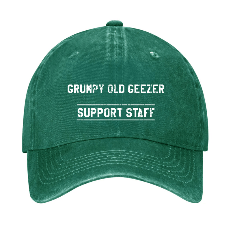 Grumpy Old Geezer Support Staff Cap