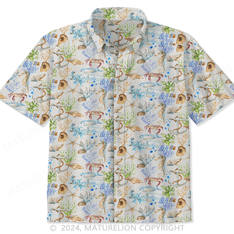 Maturelion Submarine World Hawaiian Shirt