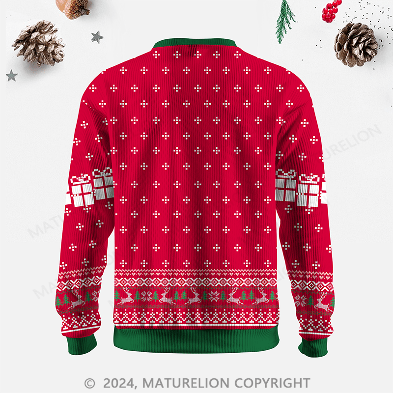 Maturelion A Good Kick In The Balls Will Solve Your Gender Confusion Ugly Christmas Sweater