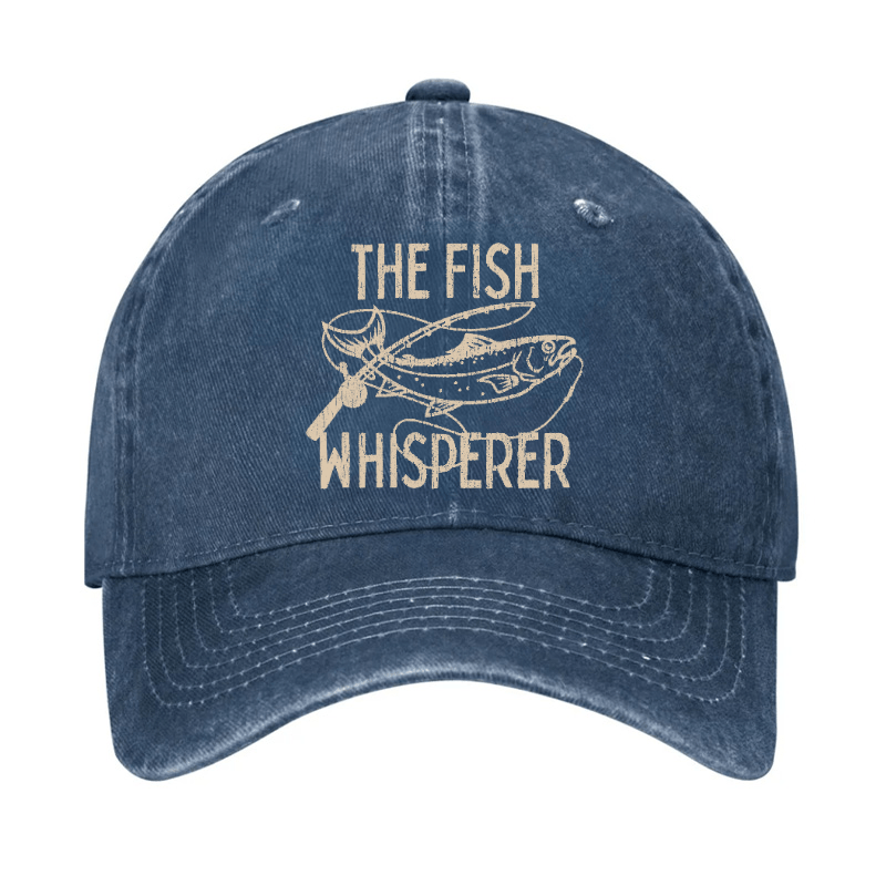 The Fish Whisperer Funny Fishing Cap