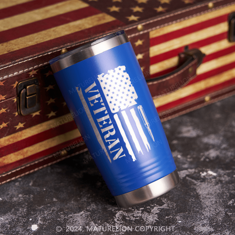 Maturelion Veteran Flag Thermos