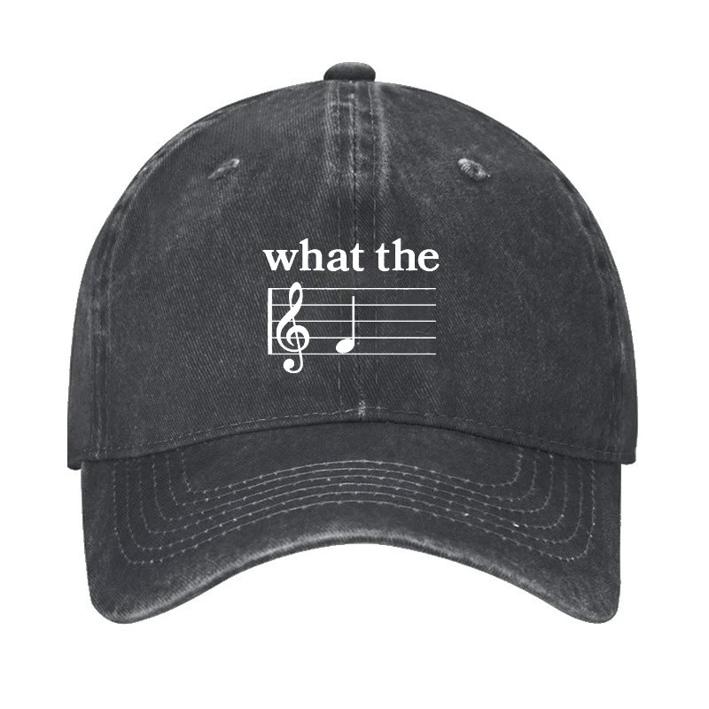 What The F Musical Note Cap