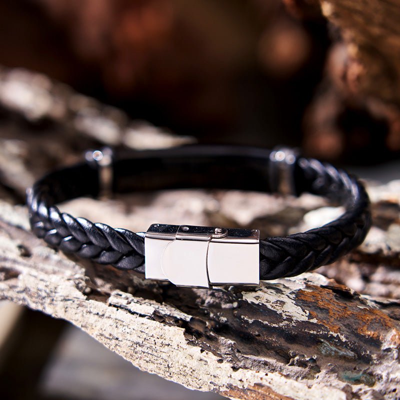 Maturelion I'll Be The Garage Mens Bracelet Leather