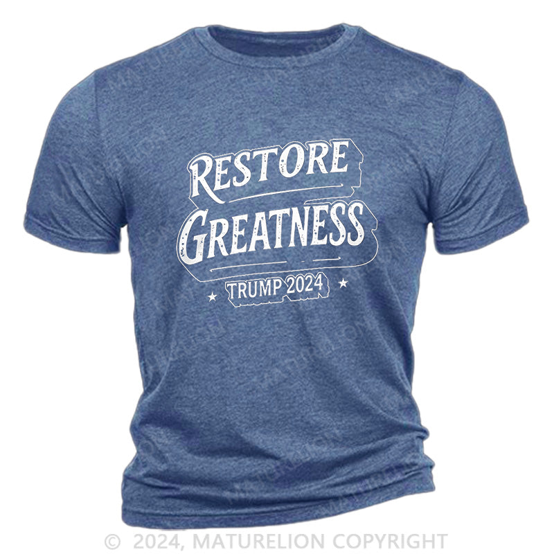 Maturelion Restore Greatness Cotton T-Shirt