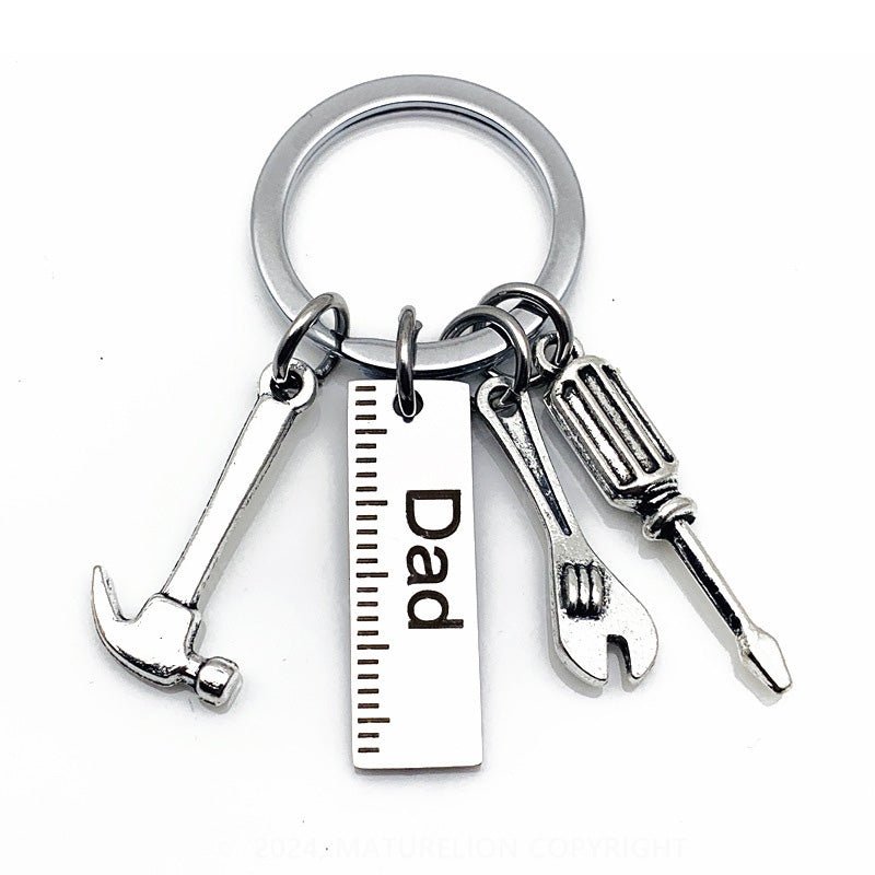 Maturelion Keychain Keyring with Tools Decoration-Hammer