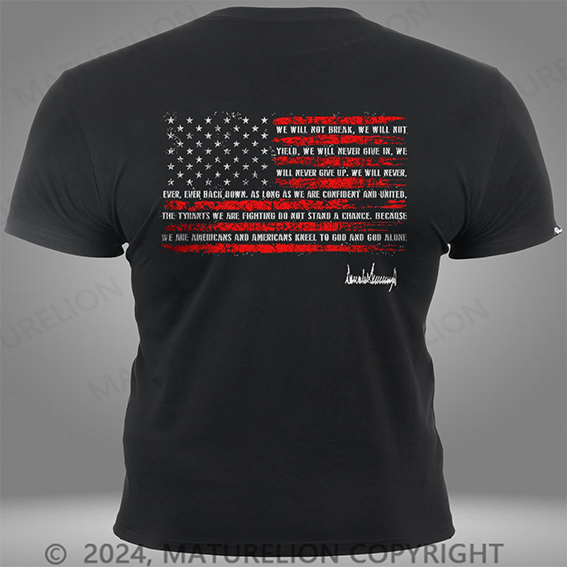 Maturelion Trump Nation Proclamation Pocket T-Shirt