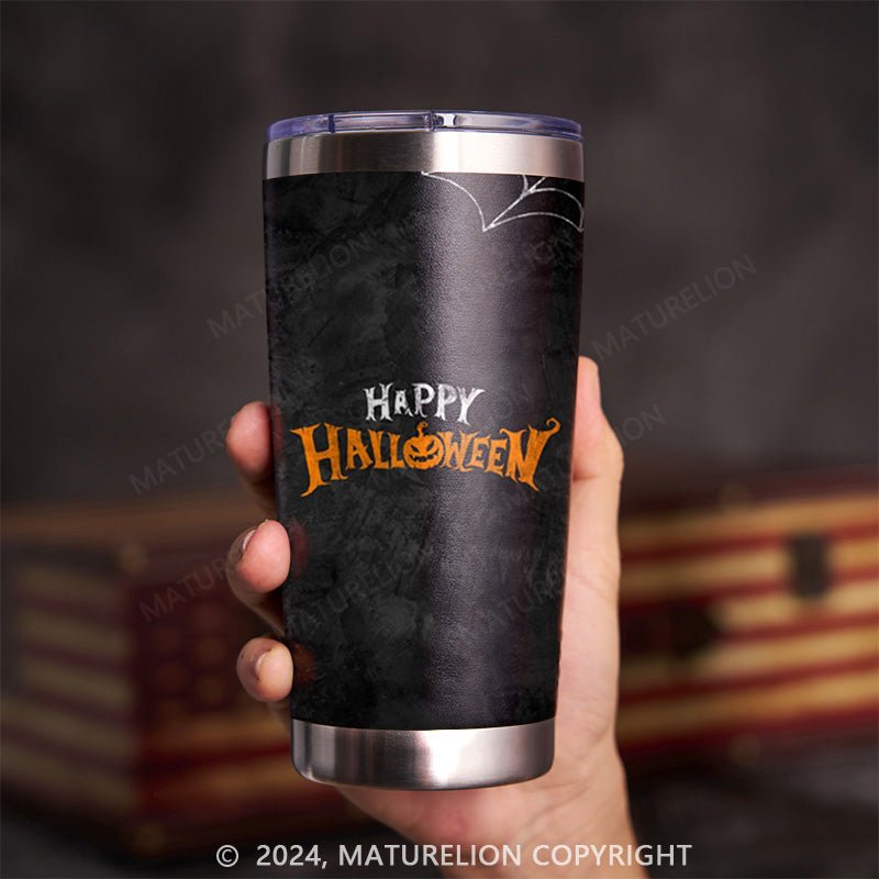 Maturelion Happy Halloween Tumbler 20oz Gifts Presents