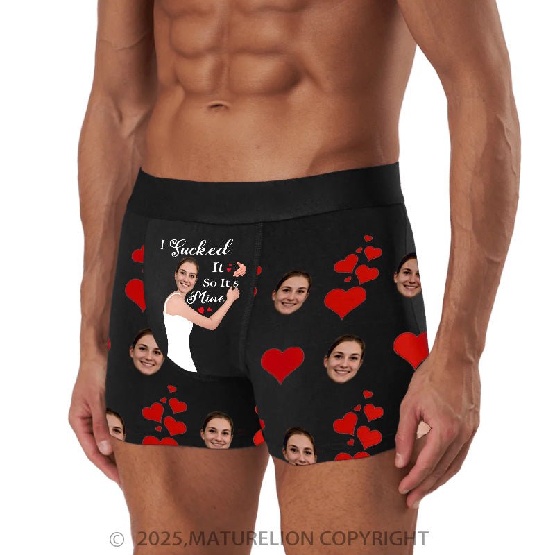 Maturelion Men's Boxers Customizable Photo Underwear