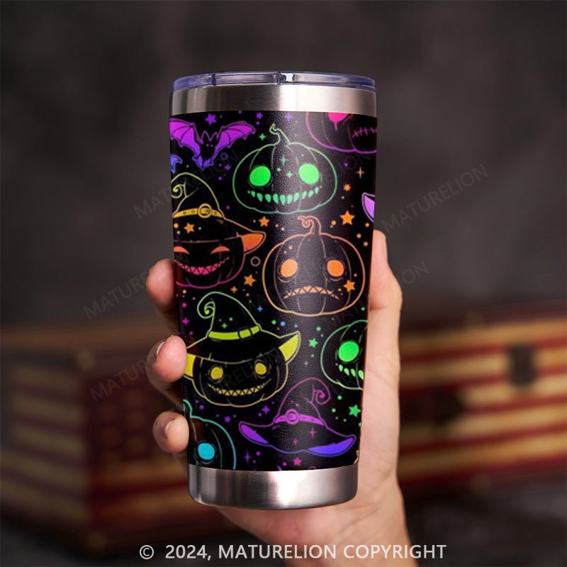 Maturelion Blacklight Halloween Tumbler 20oz