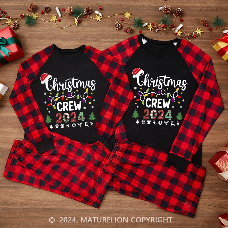 Maturelion Custom Sleepwear Family Christmas 2024 Holiday Funny Sleepwear