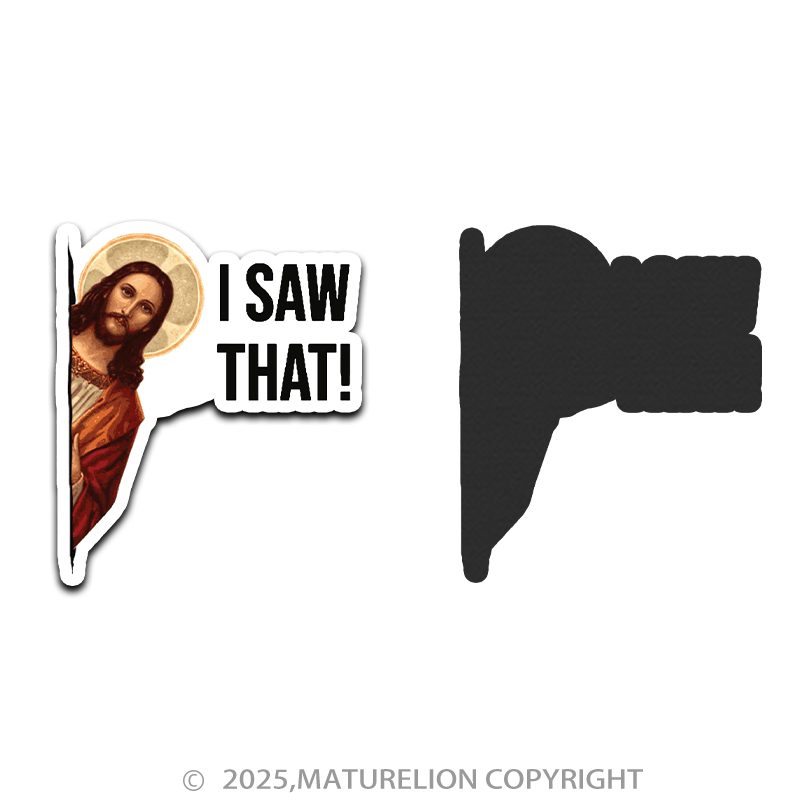 Maturelion Jesus Christ I Saw That Fridge Magnet