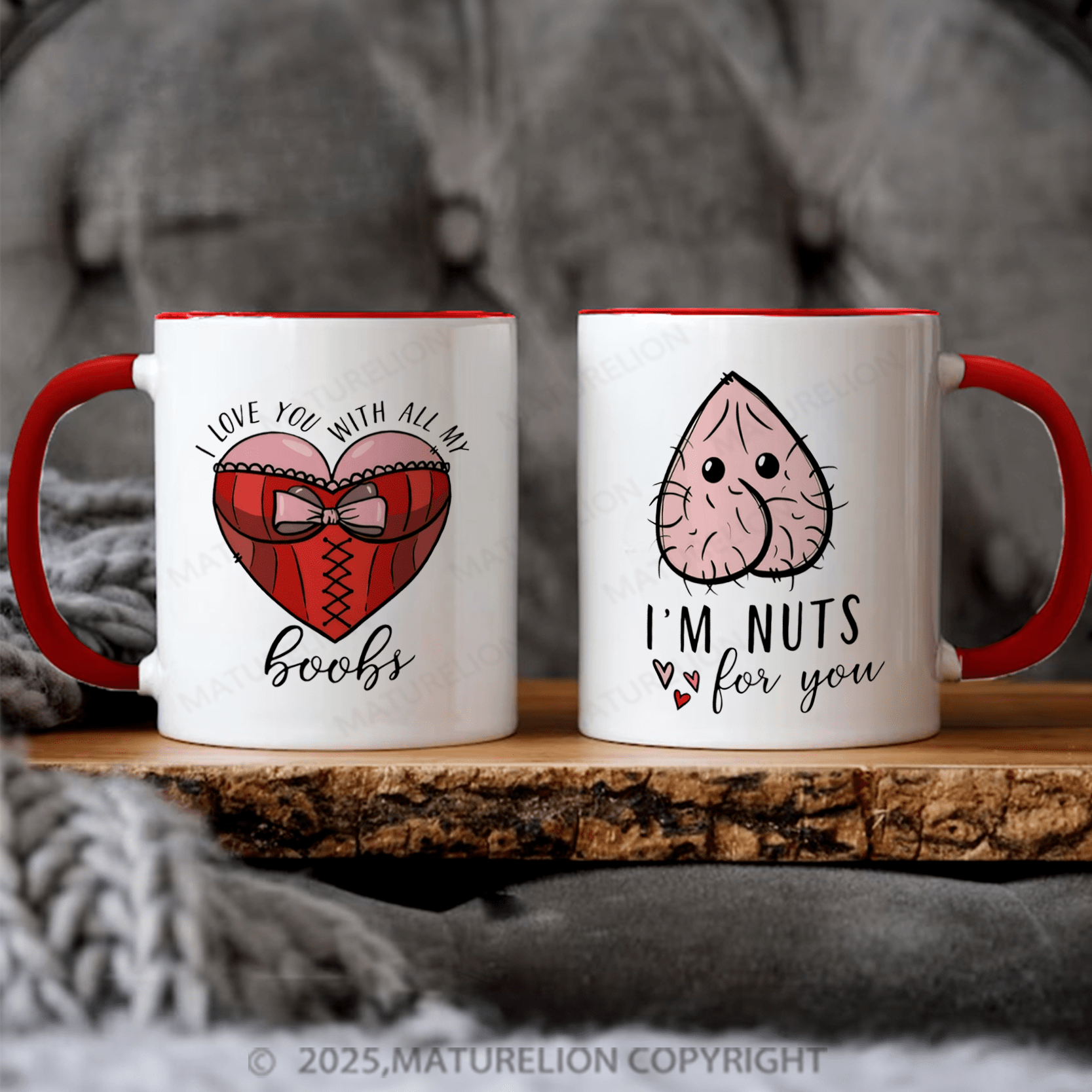 Maturelion Couple Mug Set Couples Inappropriate Mug Set