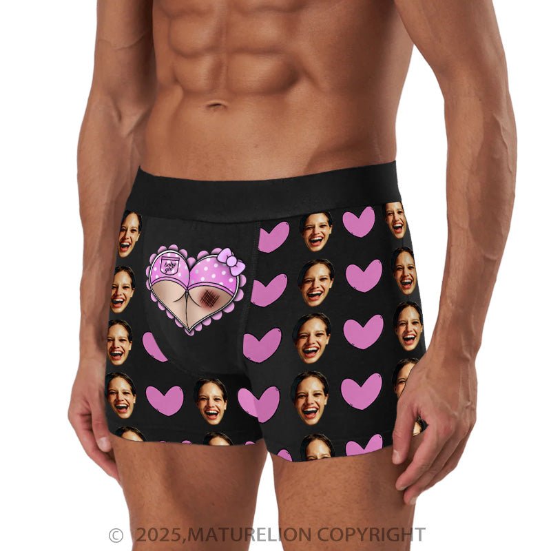 Maturelion Men's Boxers Custom Image Underwear