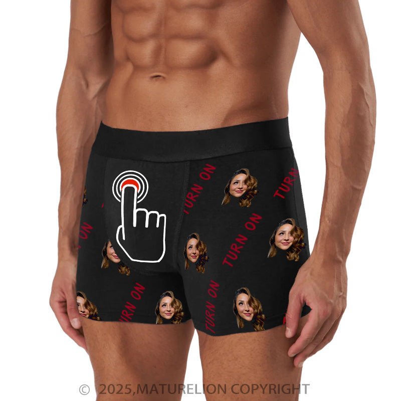 Maturelion Men's Boxers Custom Design Fantasy Underwear