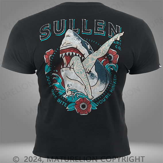 Maturelion Sullen One Bite Standard Short Sleeve Black Pocket T-Shirt