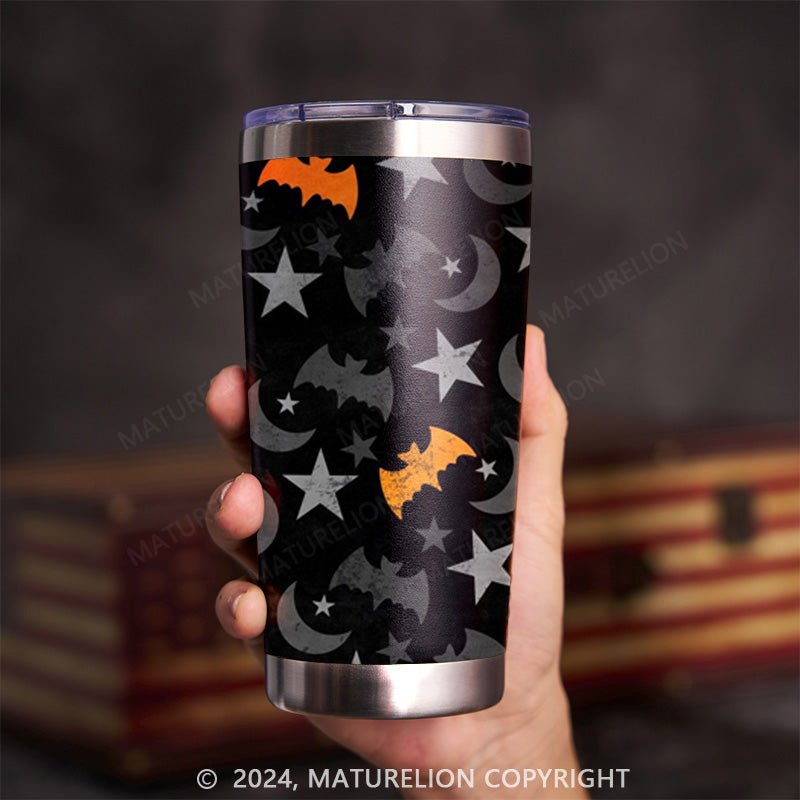 Maturelion Custom Bat Halloween Tumbler