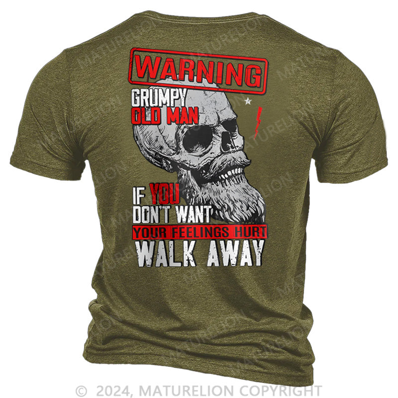 Maturelion Warning: Grumpy Old Man T-shirt