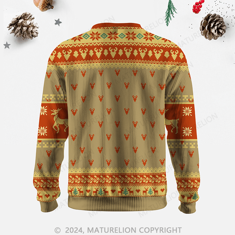 Maturelion If I Wanted To Listen To An Asshole I'd Fart Ugly Sweater