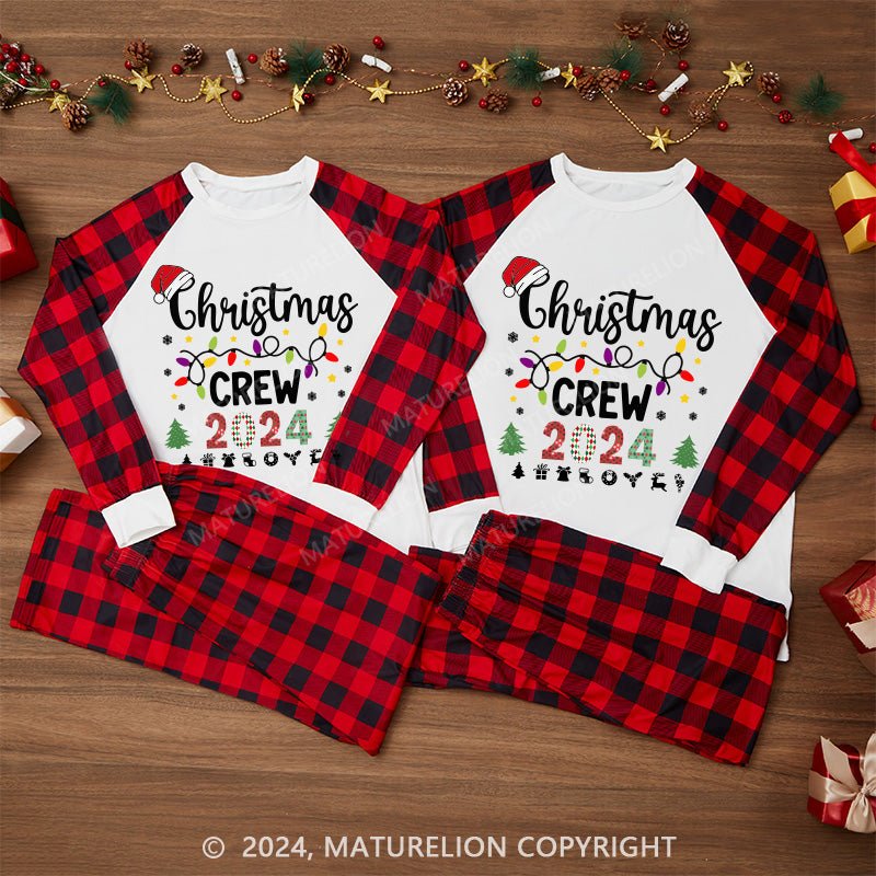 Maturelion Custom Sleepwear Family Christmas 2024 Holiday Funny Sleepwear