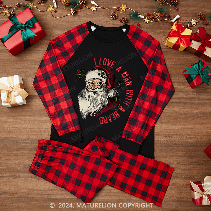 Maturelion Christmas Shirt Santa Claus Christmas Pajamas For The Whole Family