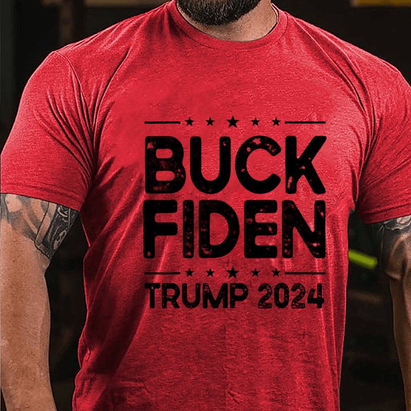 Buck Fiden Trump 2024 Cotton T-shirt