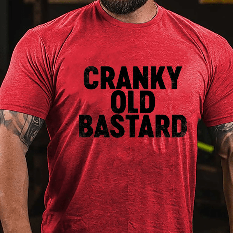 Cranky Old Bastard Cotton T-shirt