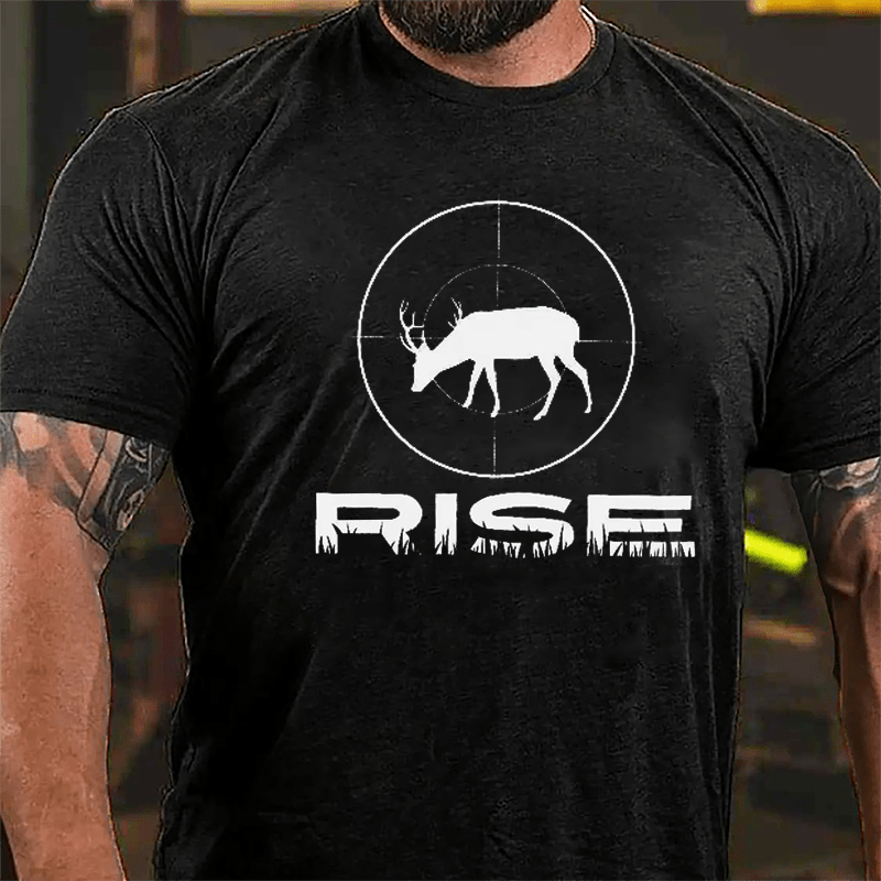 Rise Deer Hunting Graphic Cotton T-shirt