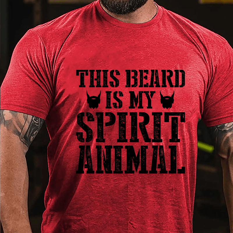 This Beard Is My Spirit Animal Cotton T-shirt