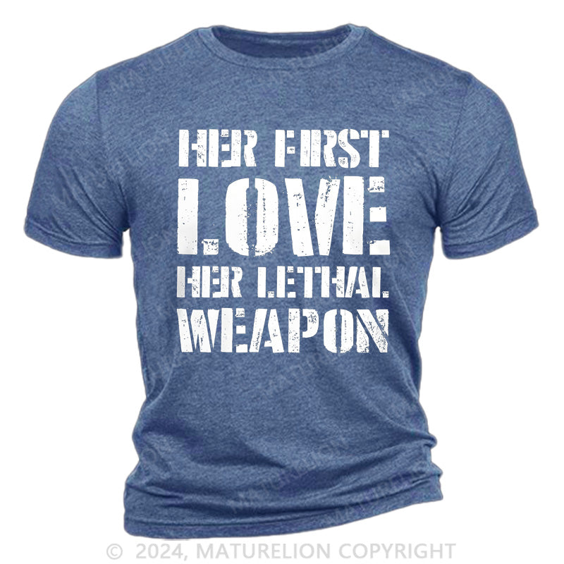 Maturelion Her Love, Her Weapon Cotton T-Shirt