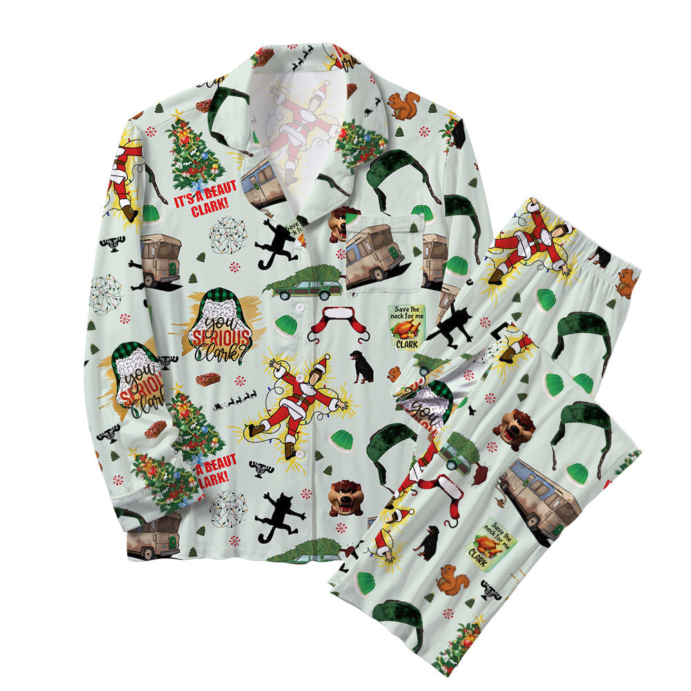 Maturelion Classic Christmas-Themed Pajamas for a Cozy Night