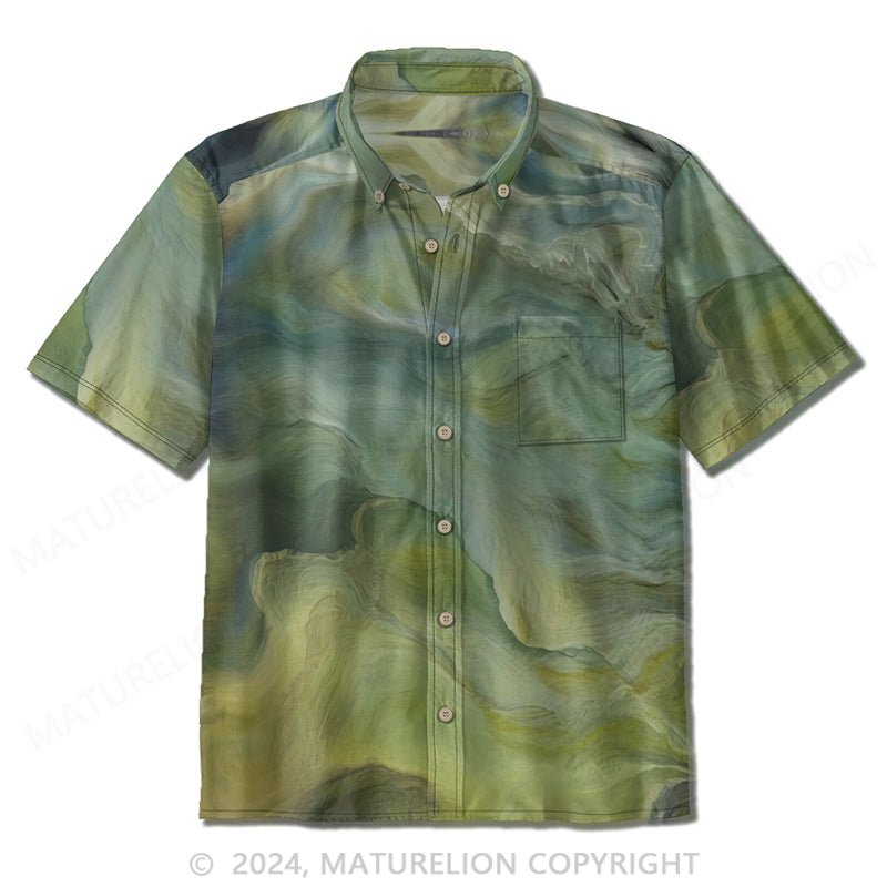 Maturelion Short-sleeved patterned shirt