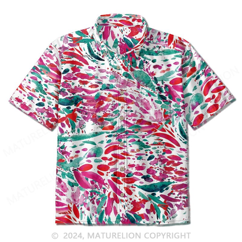 Maturelion Artistic print shirt