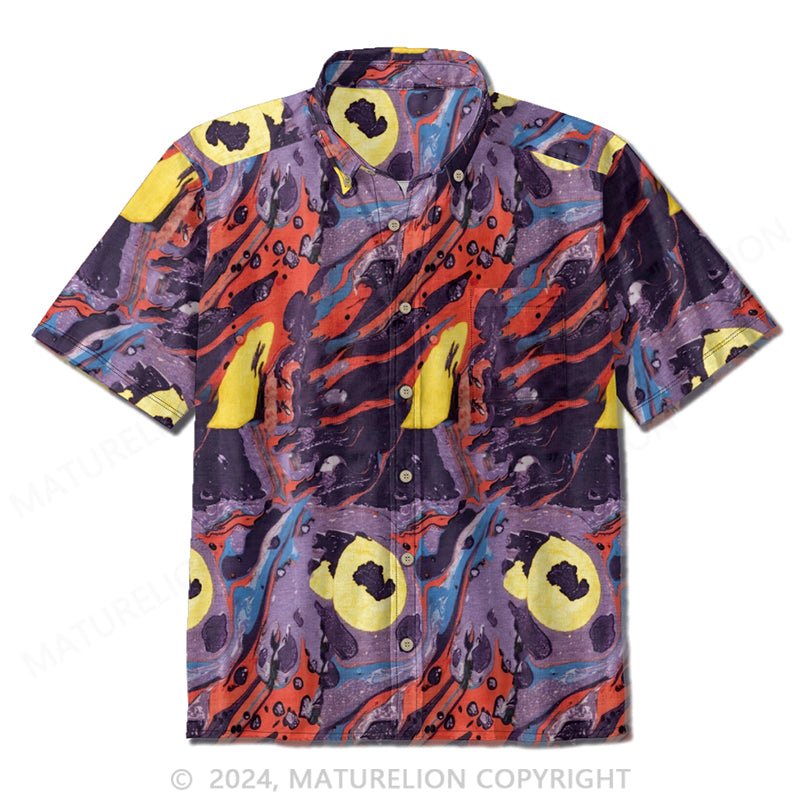 Maturelion Unisex Button Shirt