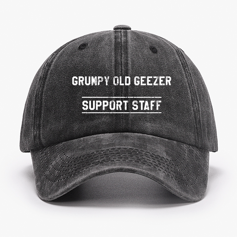 Grumpy Old Geezer Support Staff Cap