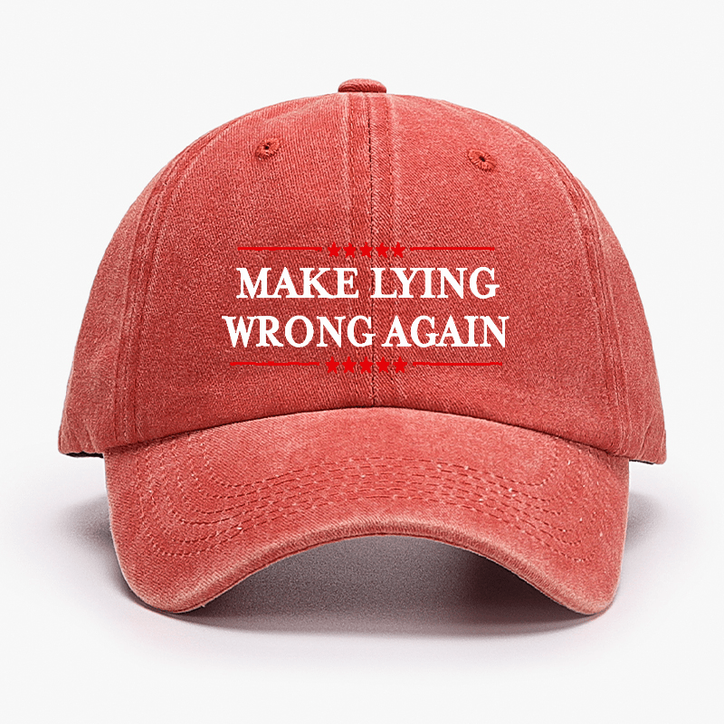 Make Lying Wrong Again Cap